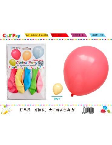 GLOBOS COLOR 8U